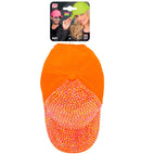 Hat Cap Strass Neon Orange