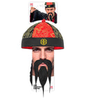 Hat with Moustache and Goatee Chinese for Men Image 2