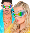 Glasses Strass Oversized Multicolor Lenses