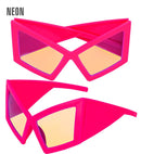 Glasses Oversized Neon Pink