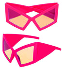 Glasses Oversized Neon Pink