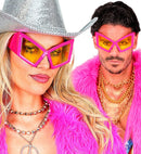 Glasses Oversized Neon Pink