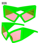 Glasses Oversized Neon Green
