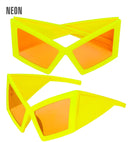 Glasses Oversized Neon Yellow