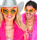 Glasses Oversized Neon Orange