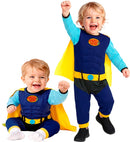 Super Baby  Jumpsuit With Cape 