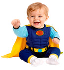 Super Baby  Jumpsuit With Cape 