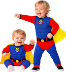 Super Baby  Jumpsuit With Cape 