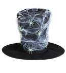 Maxi Top Hat With Spiderweb & Gidspiders 30 Cm