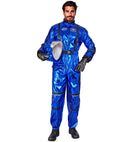 Blue Astronaut  Jumpsuit, Helmet 