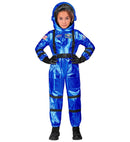 Blue Astronaut  Jumpsuit, Helmet 