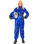 Blue Astronaut  Jumpsuit, Helmet 