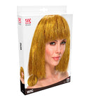 Gold Glitzy Wig In Box