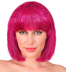 Pink Glitzy Wig In Box