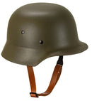 Green Military Helmet Hard Plastic - Adult Size