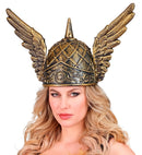 Viking Spiked Helmet With Wings Hard Plastic - Adult Size
