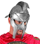 Gladiator Helmet With Visor Hard Plastic - Adult Size