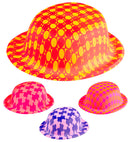 Fantasy Bowler Hat 4 Neon Color Ass.