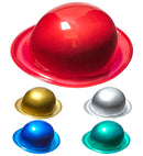 Metallic Bowler Hat 5 Colors Ass.