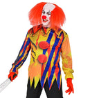 Horror Clown  Photorealistic Sublimation Printed Long Sleeve T-Shirt 