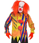 Horror Clown  Photorealistic Sublimation Printed Long Sleeve T-Shirt 