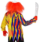 Horror Clown  Photorealistic Sublimation Printed Long Sleeve T-Shirt 