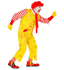 Mckiller Clown  Jumpsuit, Footless Socks, Scarf 