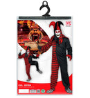 Evil Harlequin  Jumpsuit, Hooded Mask With Hat 