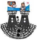Harlequin  Mini Hat, Collar, Gloves 