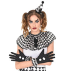 Harlequin  Mini Hat, Collar, Gloves 