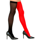 Red & Black Thigh Highs 50 Den