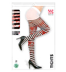 Bloody Black & White Striped Pantyhose 50 Den