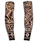 Pair Of Natural Look Tribal Tattoo Sleeves