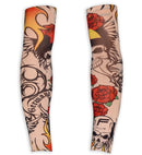 Pair Of Natural Look Easy Rider Tattoo Sleeves