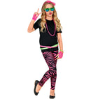 Neon Pink Animalier The 80S Leggings