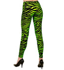 Neon Green Animalier The 80S Leggings