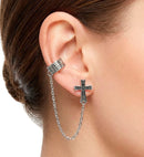 Gothic Cross Earring