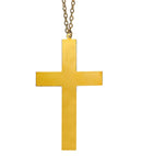 Gold Cross Necklace 10,5 Cm