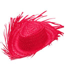 Pink Straw Gringo Hat