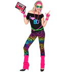 The 80S Fashion  Sleeveless T-Shirt, Leggings, Leg Warmers, Headband, 2 Wristbands 