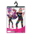 The 80S Fashion  Sleeveless T-Shirt, Leggings, Leg Warmers, Headband, 2 Wristbands 