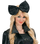 Maxi Bow Tie Velvet & Sequin - 4Colors Ass.