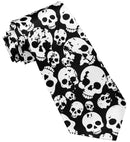 Satin Skulls Tie