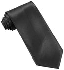 Satin Black Tie