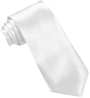 Satin White Tie