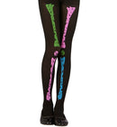 Neon Skeleton Pantyhose 70 Den