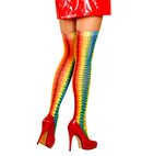  Tie Dye Thigh Highs 70 Den