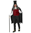 Vampire  Shirt With Vest And Jabot, Cape With Collar 