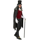 Vampire  Shirt With Vest And Jabot, Cape With Collar 