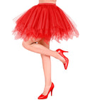 Red Tutu With Inner Pocket For Led Lights
